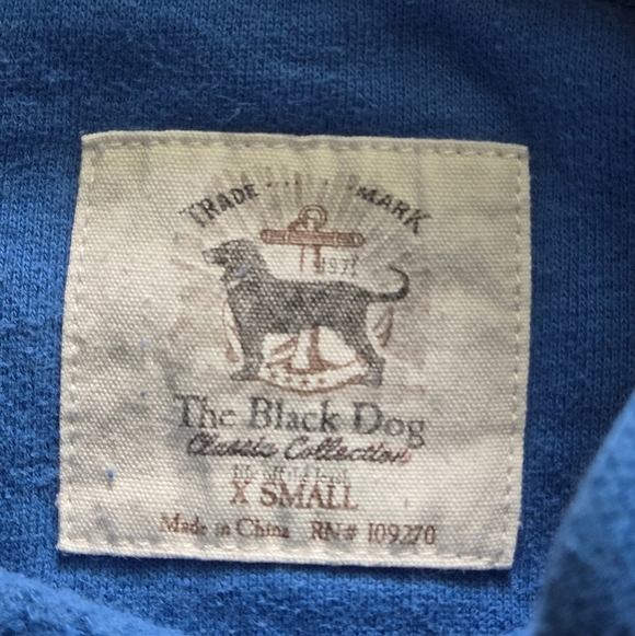 The Black Dog Collection X Small Womens Blue Hoodie - Picture 6 of 8
